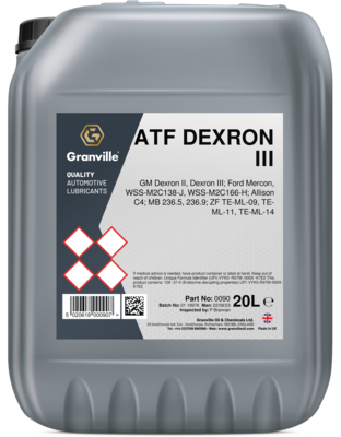 ATF DEXTRON III Fût de 30 litres 253030 – LONG LIFE PERFORMANCE